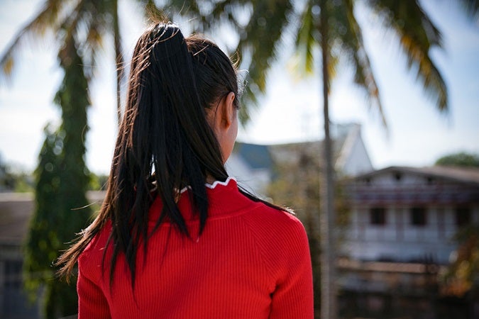 Aung Ja is a Burmese survivor of birth trafficking to China. Photo: UN Women/Stuart Mannion