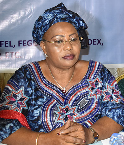 President of the Forum of Women Parliamentarians of Guinea, Hadja Fatoumata Binta Diallo. Photo: UNDP