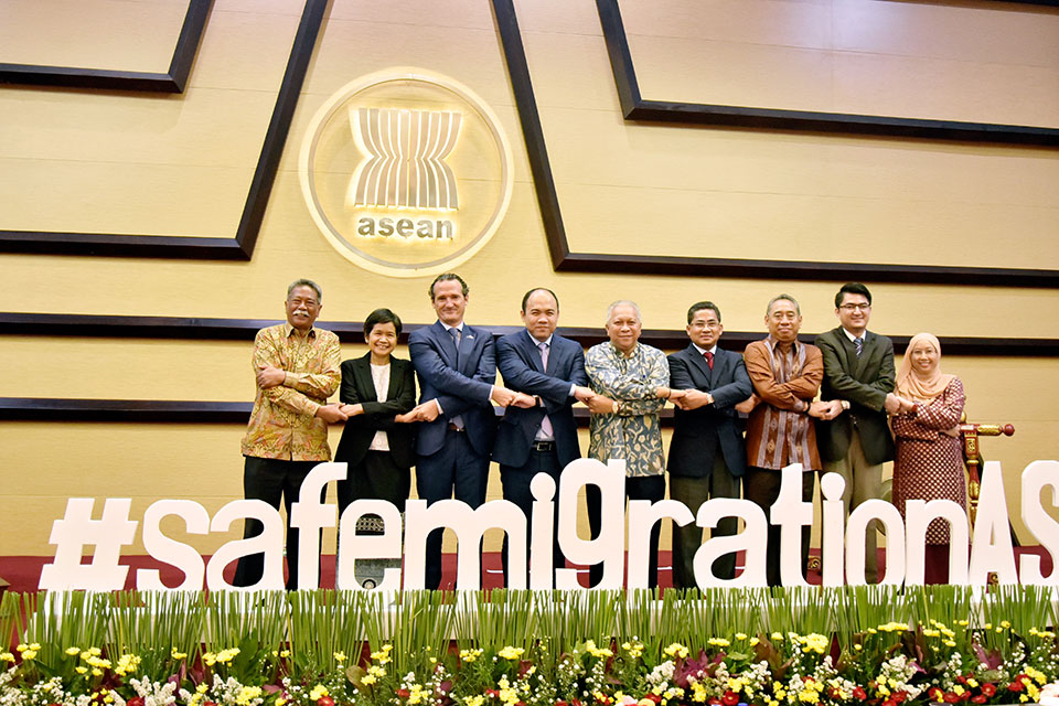 Launch of the ASEAN Safe Migration Campaign on December 12, 2018 in Jakarta. Photo: ASEAN Secretariat /Kusuma Pandu Wijaya