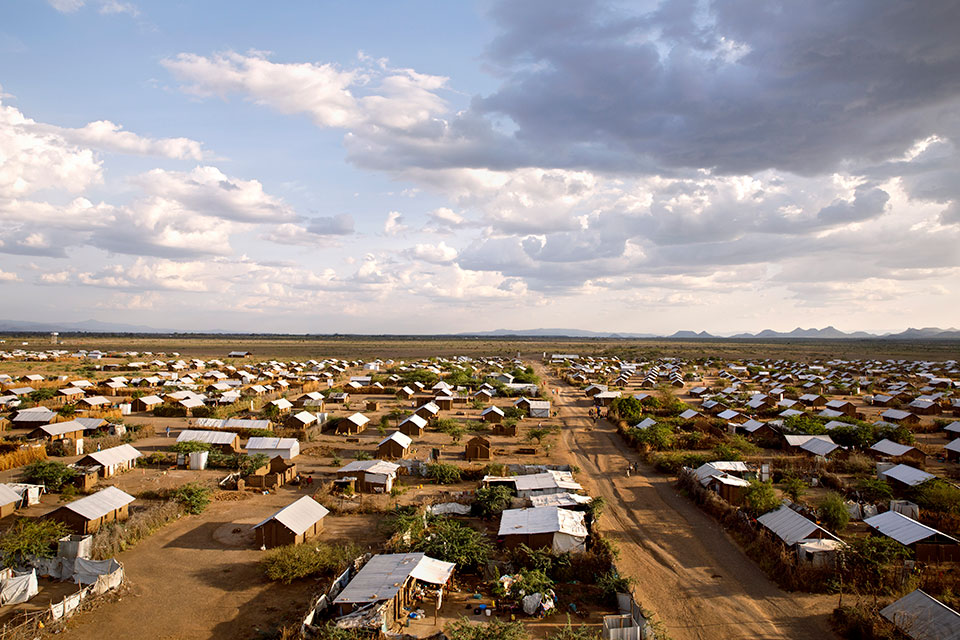 Kakuma refugee camp and Kalobeyei settlement  in the arid desert of north-western Kenya are home to more than 186,000 residents. Photo: UN Women/Ryan Brown