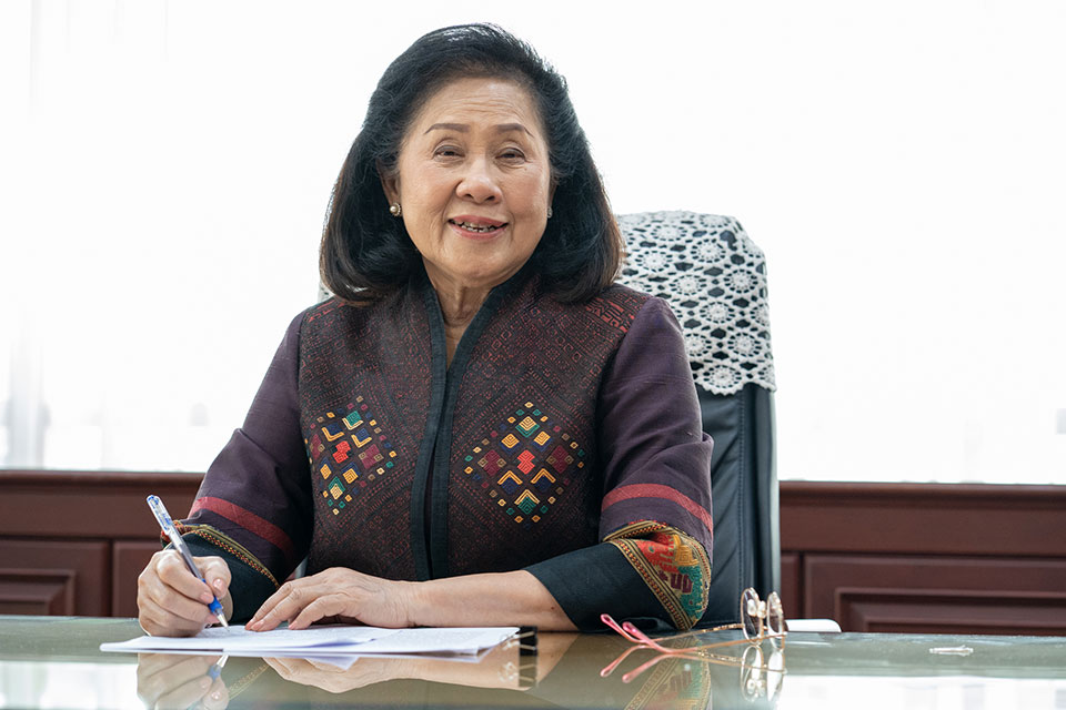 Tassana Boontong, President of Thailand’s Nursing and Midwifery Council. Photo: UN Women/Pathumporn Thongking