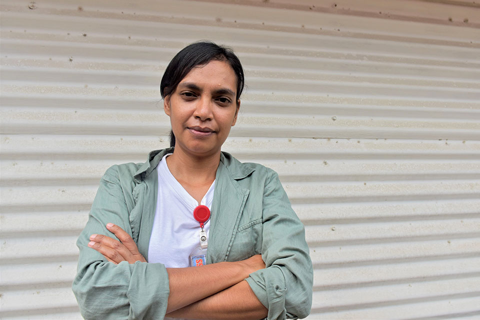 Zevonia Vieira, President of Timor-Leste Journalists Association.