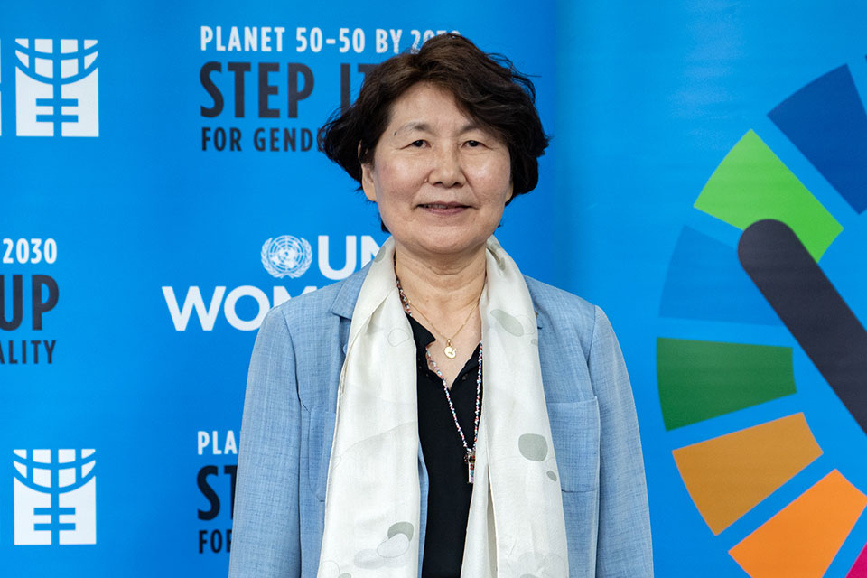 Women's rights activist Heisoo Shin. Photo: UN Women/Pairach Homtong