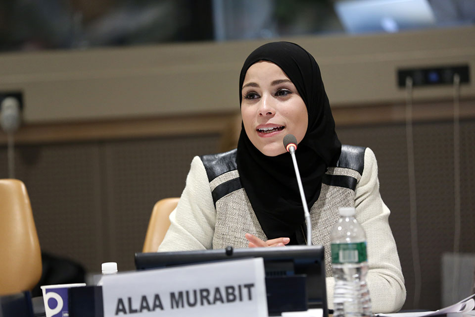 Alaa Murabit. Photo: UN Women/Ryan Brown