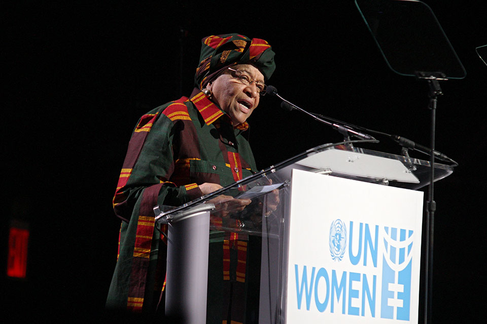 Ellen Johnson Sirleaf. Photo: UN Women/J Carrier