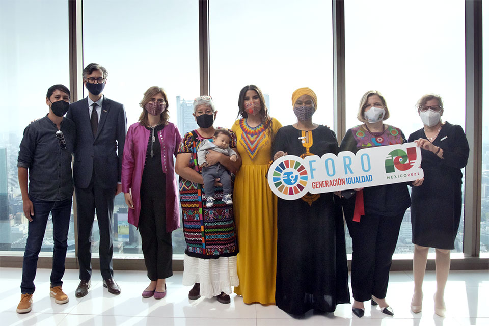 The Generation Equality Forum Mexico concluded today with the unveiling of an Action Coalition blueprint and of new catalytic commitments for gender equality.  Photo: UN Women/Dzilam Méndez
