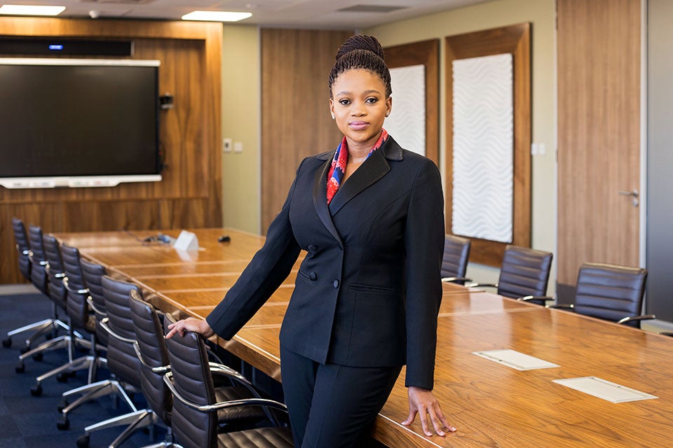 Bogolo Joy Kenewendo, 33, is an African economist and leader. Photo courtesy of Bogolo Kenewendo