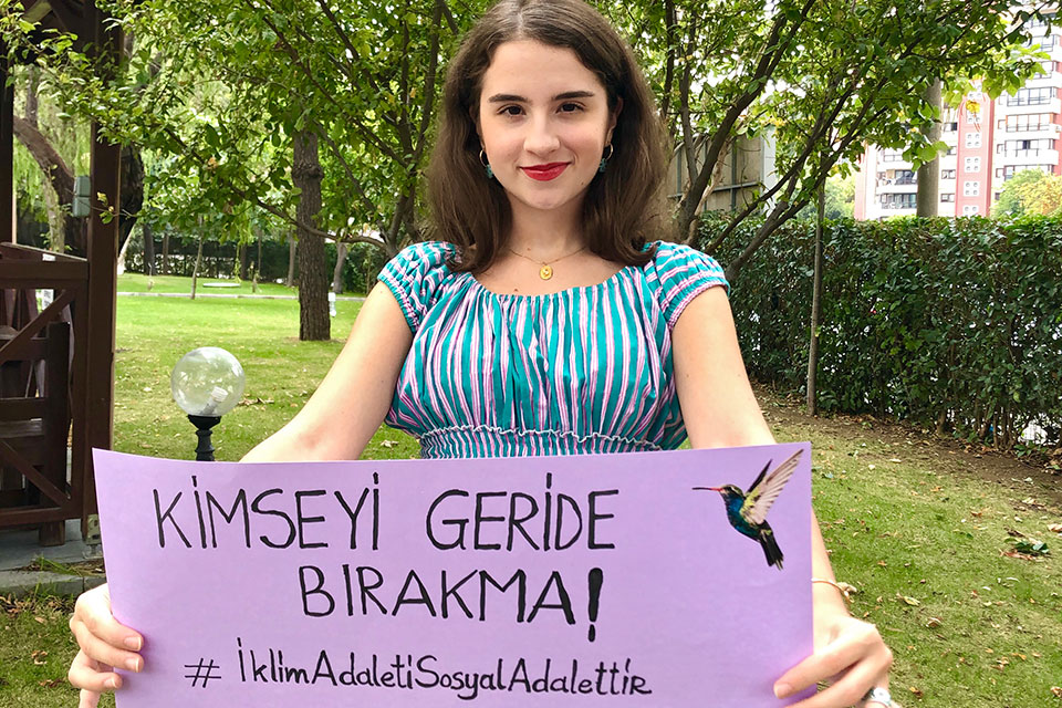 Selin Gören, a climate activist from Turkey. Photo: Esin Gören