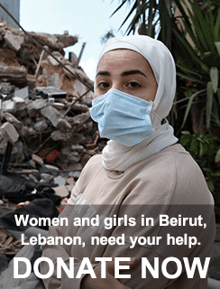 Women and girls in Lebanon need your help - DONATE NOW!