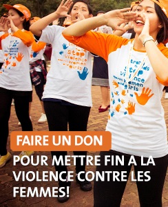 Faire un don Pour mettre fin  a la violence contre les femmes