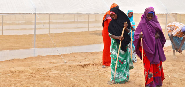 Somali refugee woman