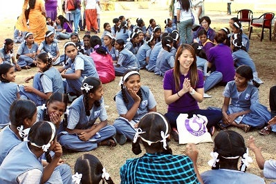 At the first regional training of trainers in December 2014 in Pune, India, youth leaders from the girl guiding movement in the Asia and the Pacific region learned how to deliver non-formal education activities to young people to challenge gender stereotypes and how to conduct campaigns. Photo: UN Women/Urjasi Rudra