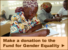 Make a donation to the Fund for Gender Equality