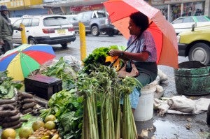 Woman at Lautoka City market