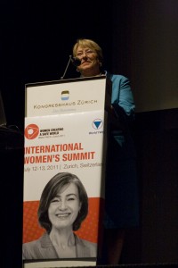 Ms. Bachelet at the World YWCA Council 2011