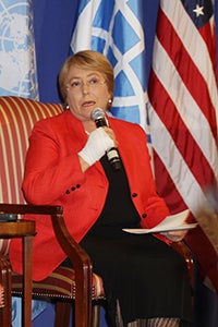 Executive Director Michelle Bachelet said UN Women would mobiliz