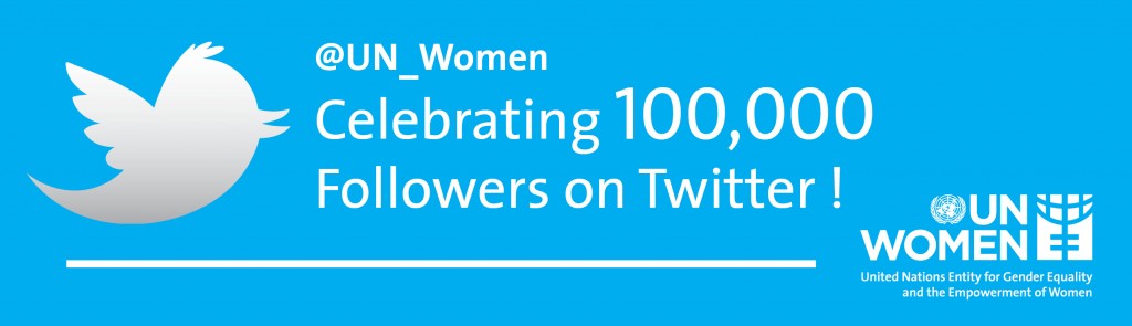 Follow @UN_Women on Twitter