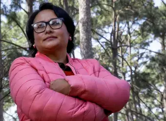 Kamala Thapa is shown on 18 February 2022 in Bhaktapur, Nepal. Photo: UN Women/Uma Bista