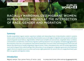 Racially marginalized migrant women: Human rights abuses at the intersection of race, gender, and migration