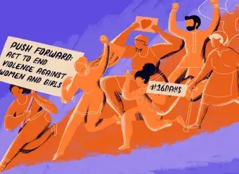 Push forward: Act to end violence against women and girls