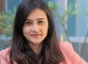 Ayesha Amin, from Pakistan, is a tech and gender activist and the founder Baithak—Challenging Taboos. Photo courtesy of Ayesha Amin. 