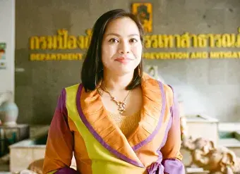 Aimee is the director of International Cooperation Section at the Department of Disaster Prevention and Mitigation (DDPM), Ministry of Interior of Thailand. Photo: UN Women