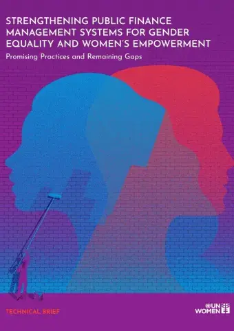 Strengthening public finance management systems for gender equality and women’s empowerment: Promising practices and remaining gaps
