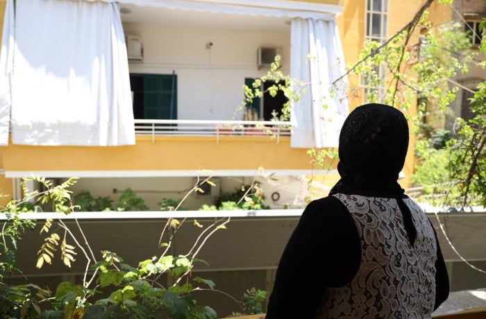 Mariam, photographiée à Beyrouth.