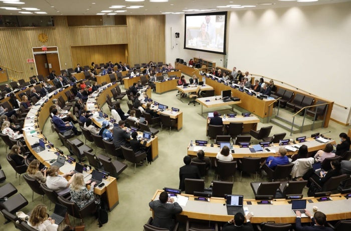 The 2022 annual session of the UN Women Executive Board was held at UN Headquarters on 21–22 June 2022. Photo: UN Women/Ryan Brown.