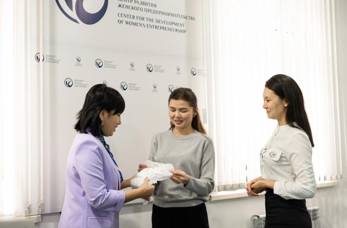 The Government of the Republic of Kazakhstan opened 17 Women’s Entrepreneurship Development Centers (WEDCs) as part of its Generation Equality commitments to the Action Coalition on Economic Justice and Rights. Photo: UN Women Kazakhstan