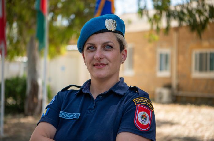 Gordana Mitrovic. Photo courtesy of United Nations Peacekeeping Force in Cyprus