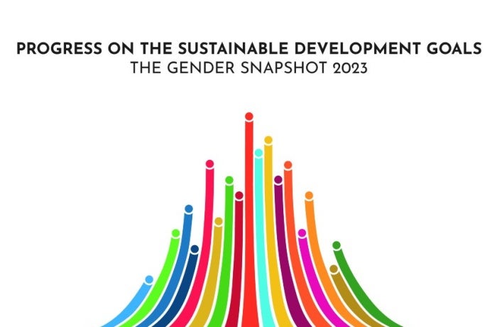 Progress on the Sustainable Development Goals: The gender snapshot 2023 - cover, cropped