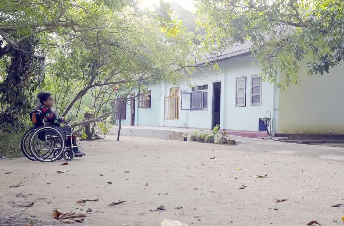 The AKASA safe house is seen in Anuradhapura, Sri Lanka, on 17 August 2023.