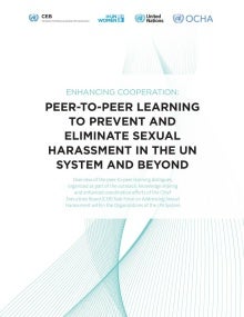Enhancing cooperation: Peer-to-peer learning to prevent and eliminate sexual harassment in the UN system and beyond