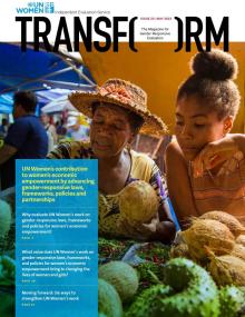 TRANSFORM – The magazine for gender-responsive evaluation – Issue 25, May 2023