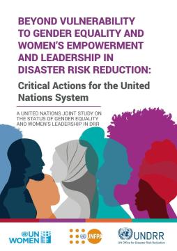 Beyond vulnerability to gender equality and women’s empowerment and leadership in disaster risk reduction: Critical actions for the United Nations system