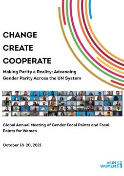 Making parity a reality: Advancing gender parity across the UN system (cover)
