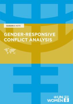 Guidance note: Gender-responsive conflict analysis