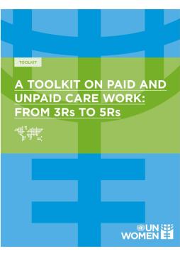 A toolkit on paid and unpaid care work: From 3Rs to 5Rs