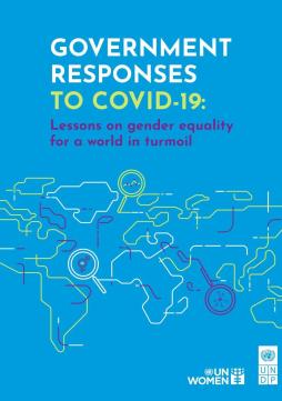 Government responses to COVID-19: Lessons on gender equality for a world in turmoil (cover)