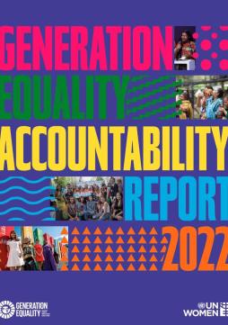 Generation Equality accountability report 2022 (cover)