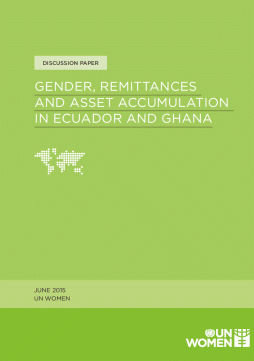 Gender, remittances and asset accumulation in Ecuador and Ghana