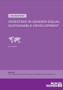 Investing in Gender-Equal Sustainable Development