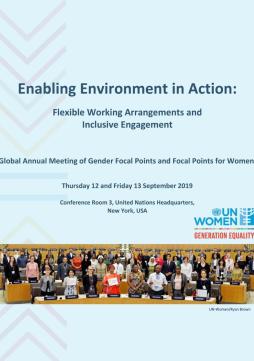 Enabling environment in action: Flexible working arrangements and inclusive engagement