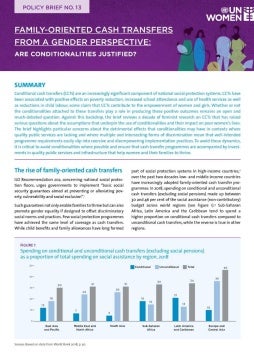 Policy brief: Family-oriented cash transfers from a gender perspective: Are conditionalities justified?