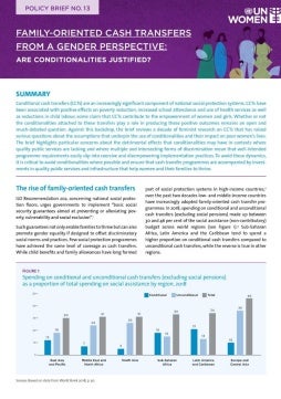 Policy brief: Family-oriented cash transfers from a gender perspective: Are conditionalities justified?