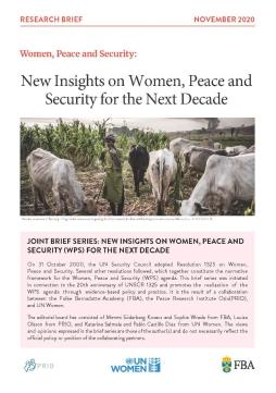New insights on women, peace and security for the next decade