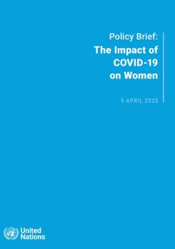Policy brief: The impact of COVID-19 on women