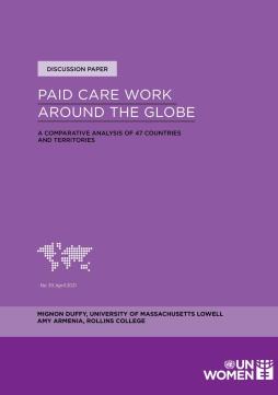 Paid care work around the globe: A comparative analysis of 47 countries and territories
