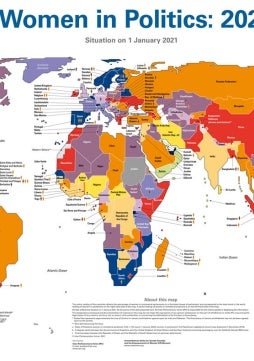 Women in politics map 2021